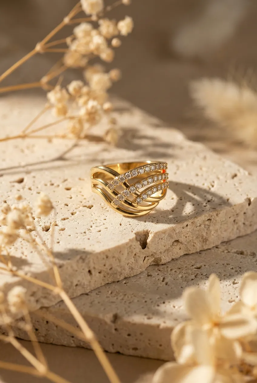 Bagues posées — Exemple Prompt Studio