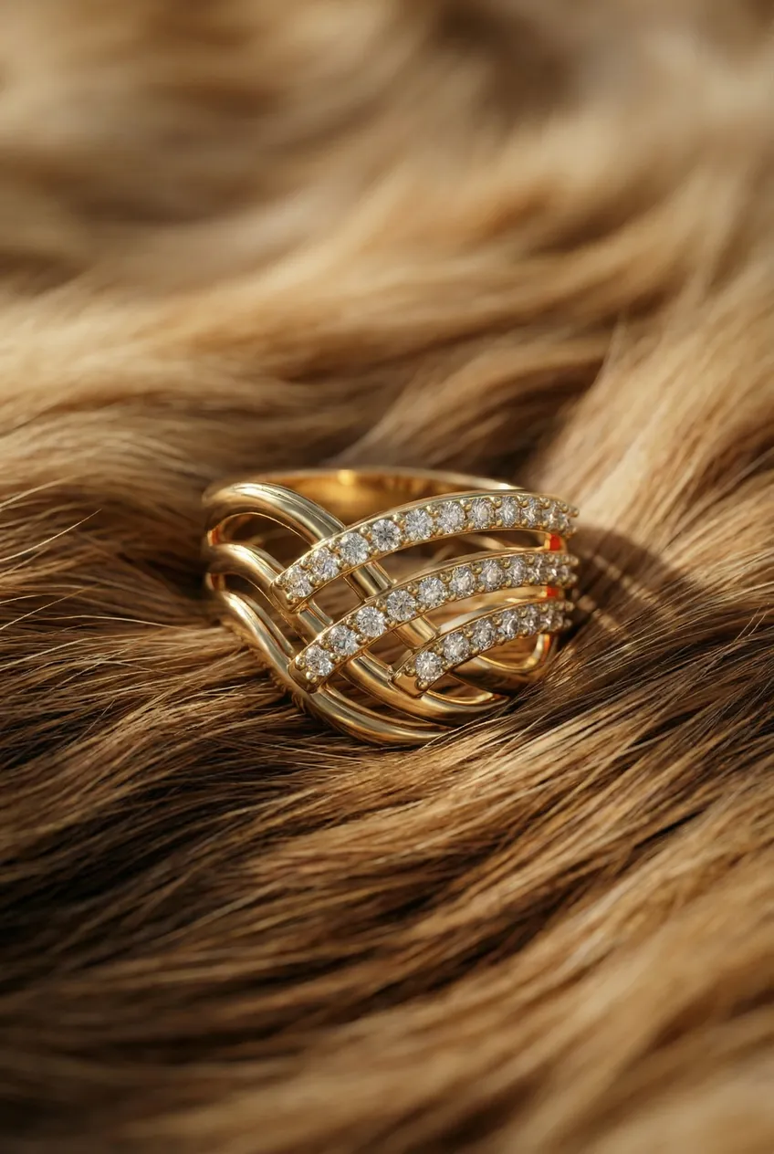 Bagues posées — Exemple Prompt Studio