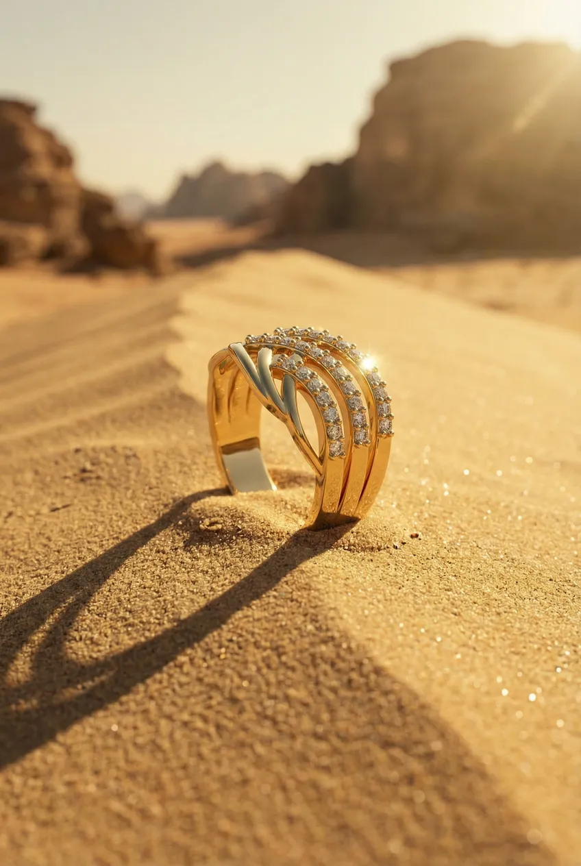 Bagues posées — Exemple Prompt Studio