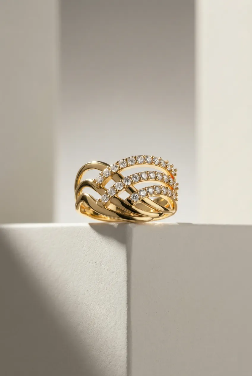 Bagues posées — Exemple Prompt Studio