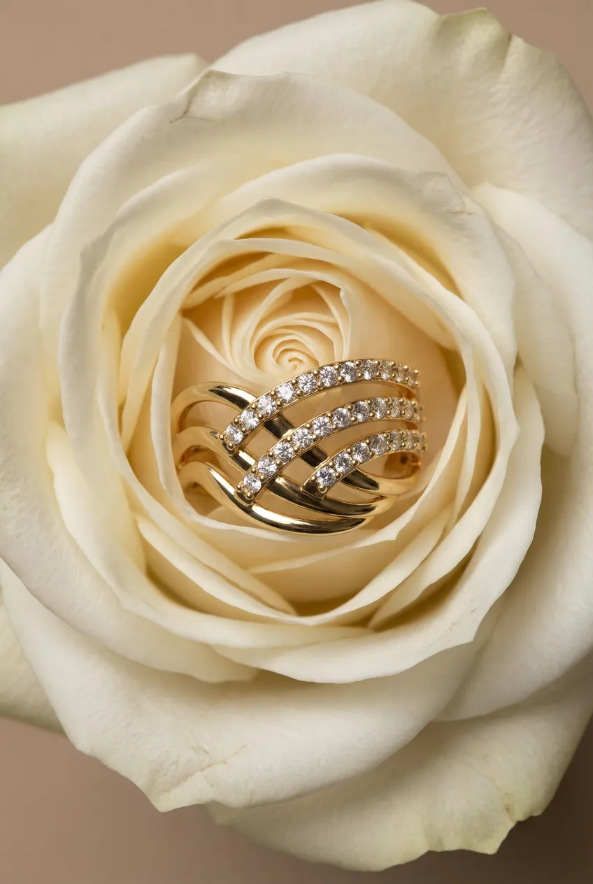 Bagues posées — Exemple Prompt Studio