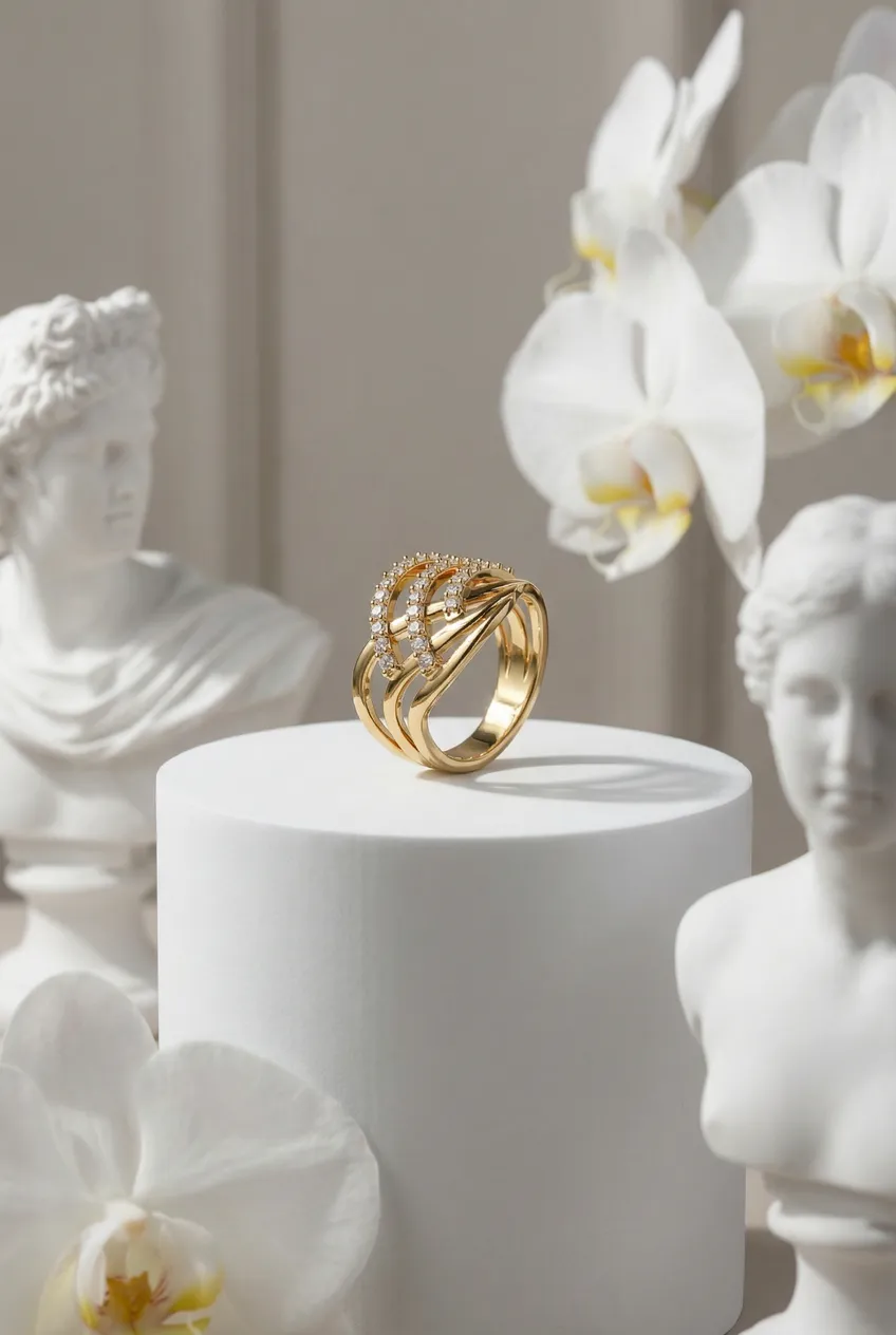 Bagues posées — Exemple Prompt Studio