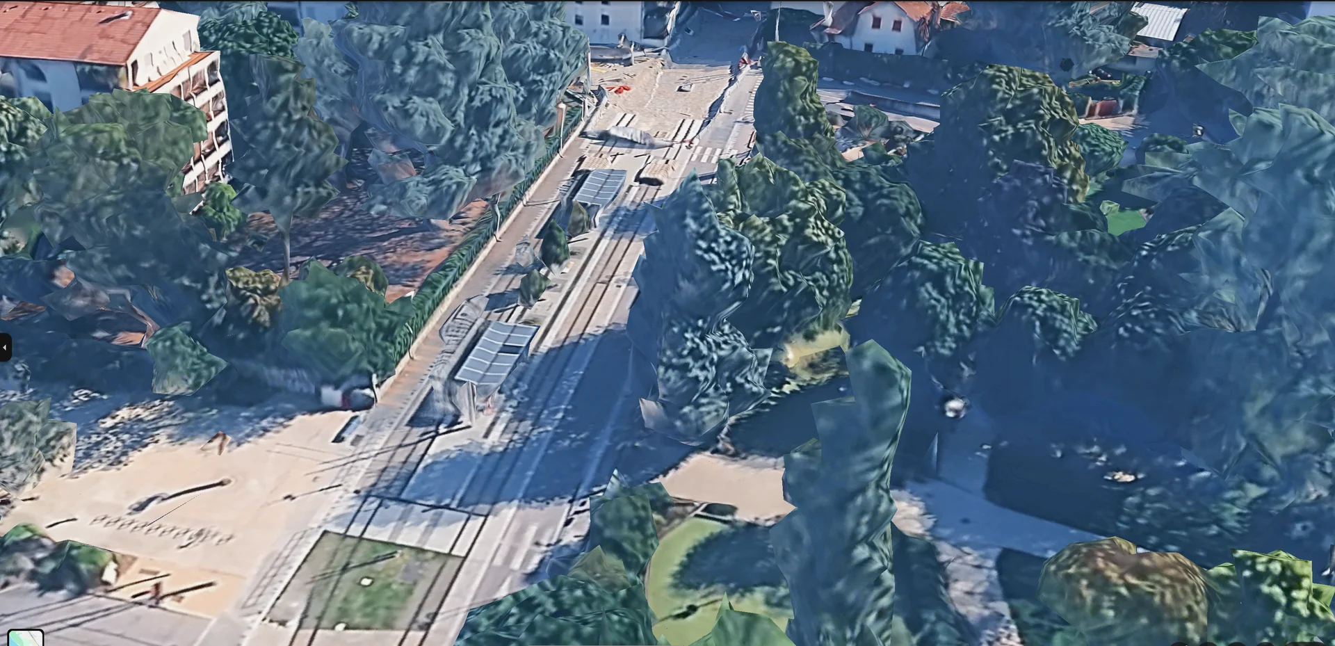 L'emplacement réel
